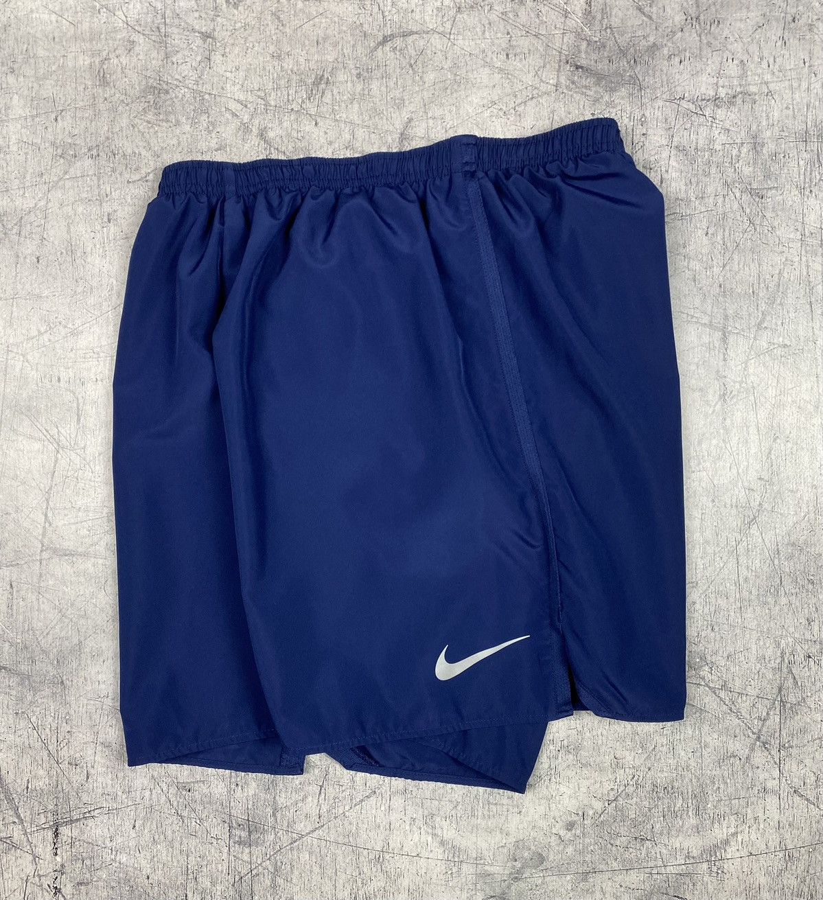 Nike Nike Dri-Fit Running Shorts Blue Athletic Gym Training Size US 32 / EU 48 - 2 Thumbnail