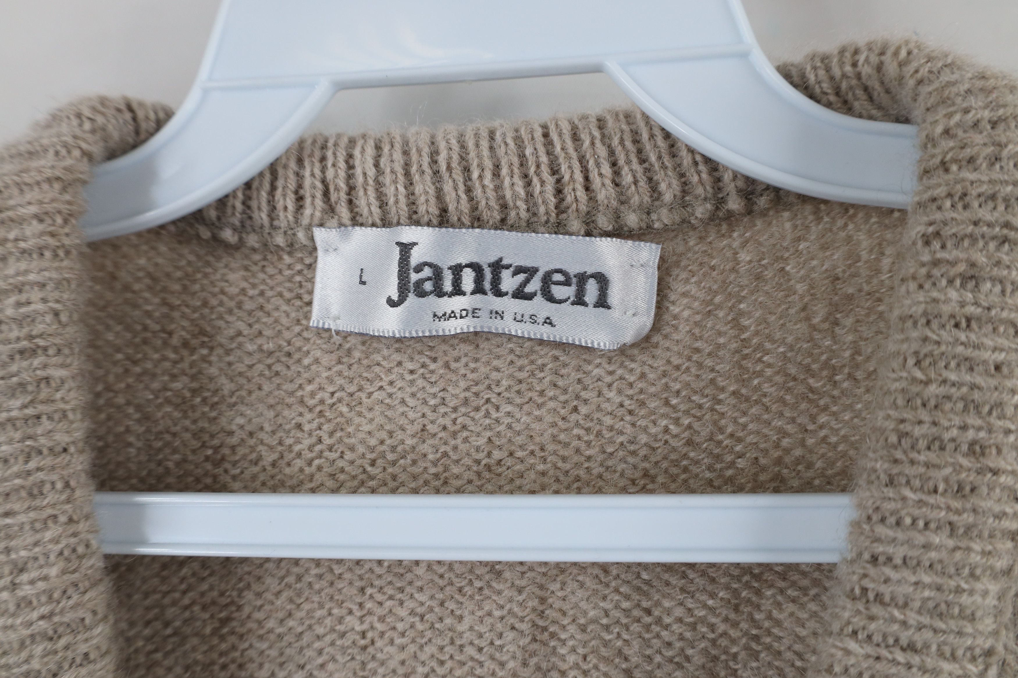 Vintage Vintage 70s Streetwear Blend Knit Sweater Vest Beige USA Size US L / EU 52-54 / 3 - 4 Thumbnail