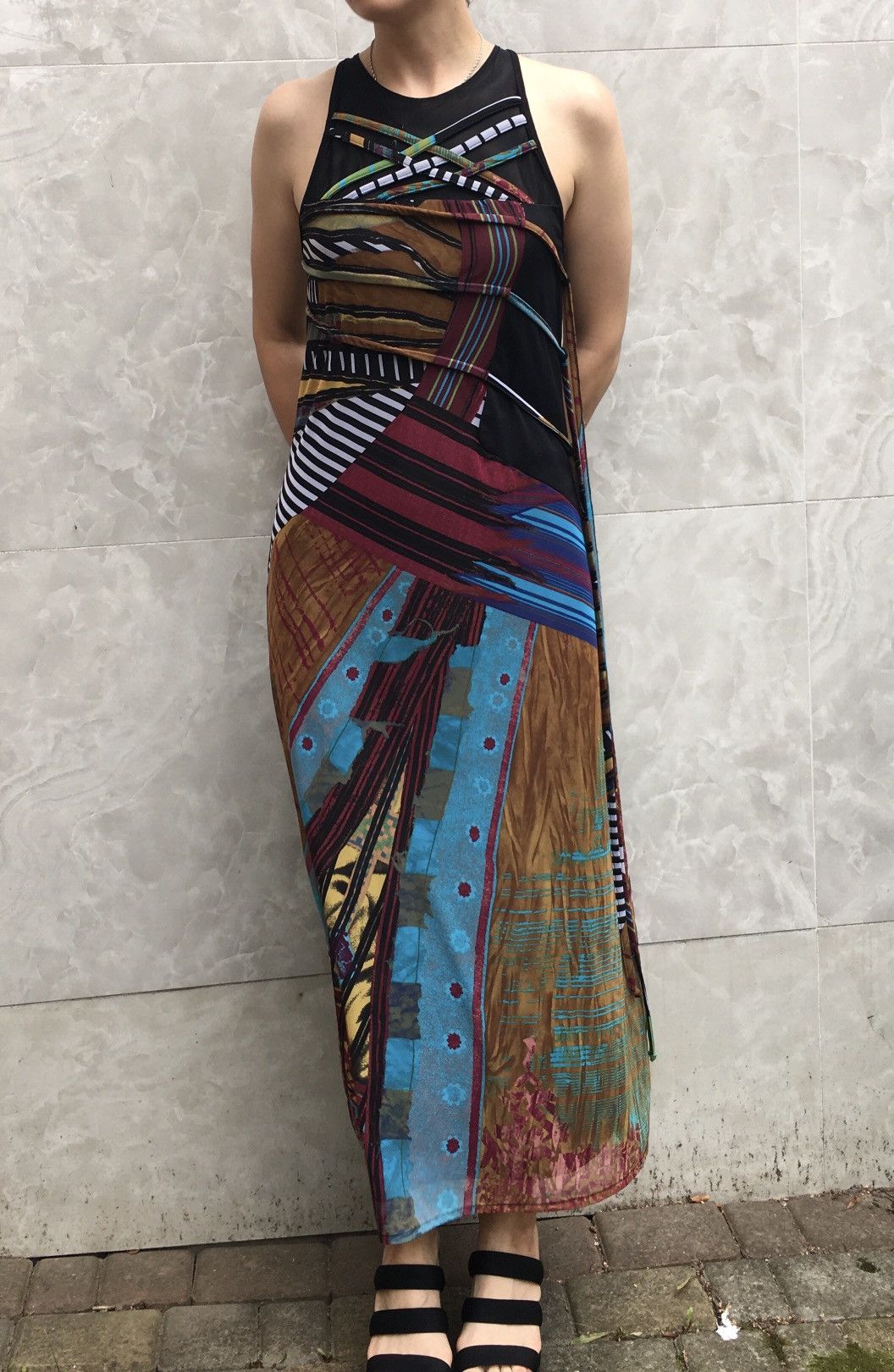 Designer Save The Queen Italy Designer Maxi Dress Size S Size S / US 4 / IT 40 - 3 Thumbnail