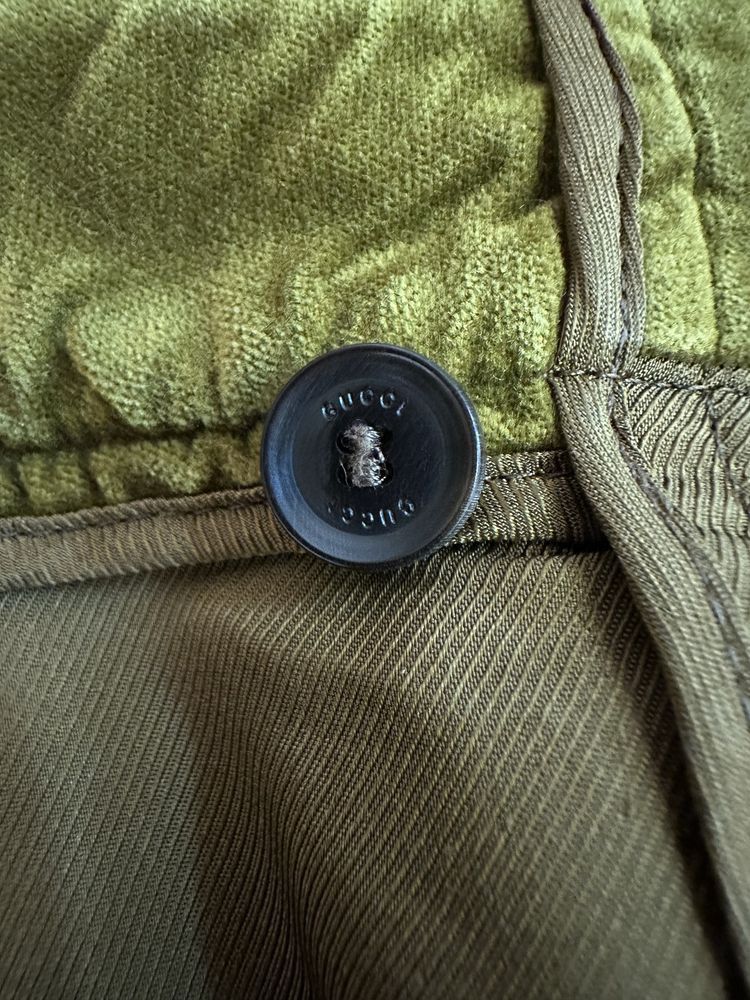 Gucci Vintage Gucci Velvet Olive Gold Trousers Pants Size 34" / US 12 / IT 48 - 6 Thumbnail