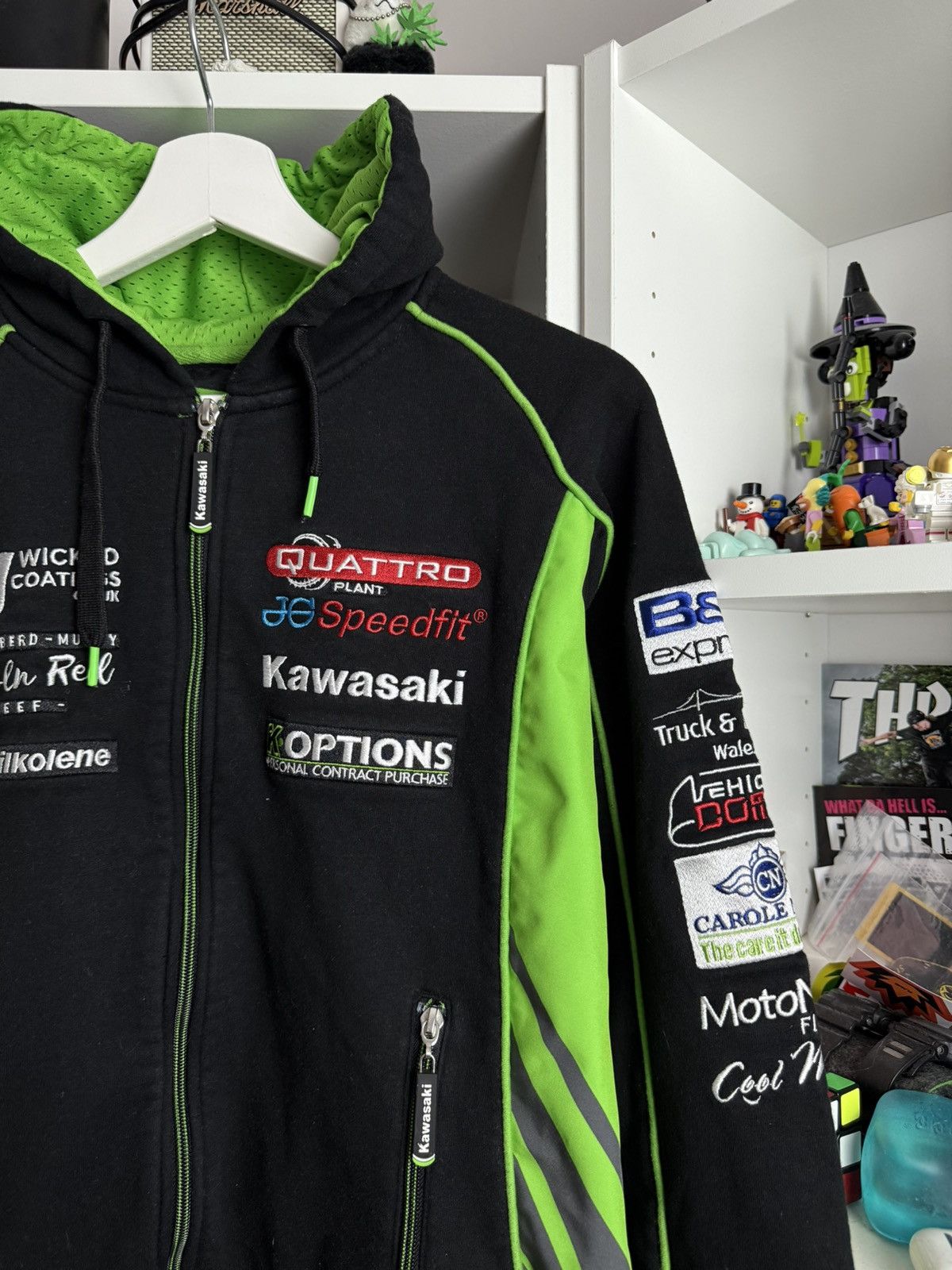 Yamaha Vintage y2k Kawasaki moto racing zip hoodie XS yamaha nascar Size US XS / EU 42 / 0 - 3 Thumbnail