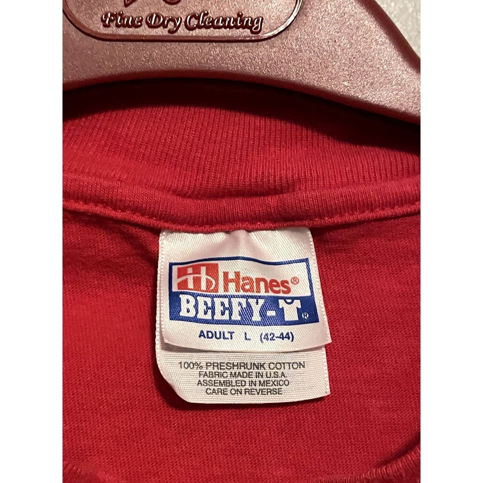 Hanes Vintage Shirt San Diego Zoo Giant Pandas Hanes Beefy 90s Red Size US L / EU 52-54 / 3 - 4 Thumbnail