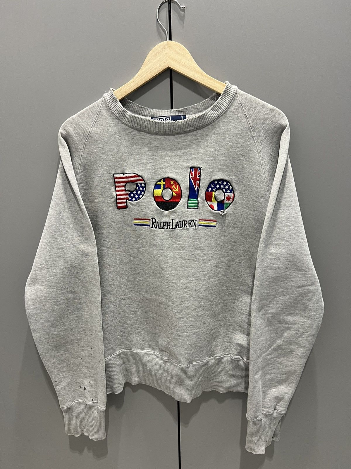 Polo Ralph Lauren Vintage Polo Ralph International Competitions Nations Flag Size US L / EU 52-54 / 3 - 3 Thumbnail