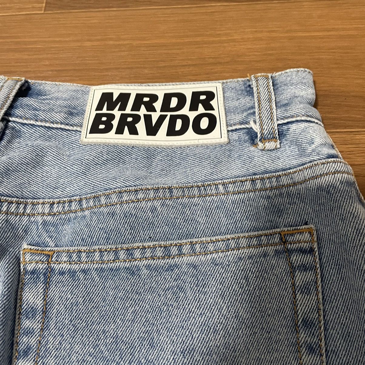 Off-White Off White Ev Bravado Crystal Distressed Denim Jeans Size US 30 / EU 46 - 8 Thumbnail