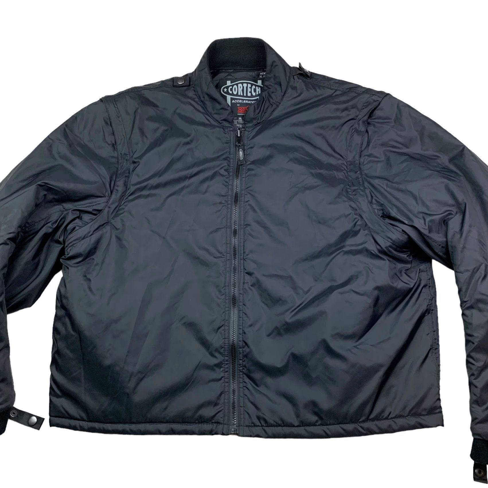 Ring Jacket Cortech Men’s Motorcycle Jacket Black XL Removable Sleeves Full Zip Insulated 100% Polyester Size US XL / EU 56 / 4 - 2 Thumbnail