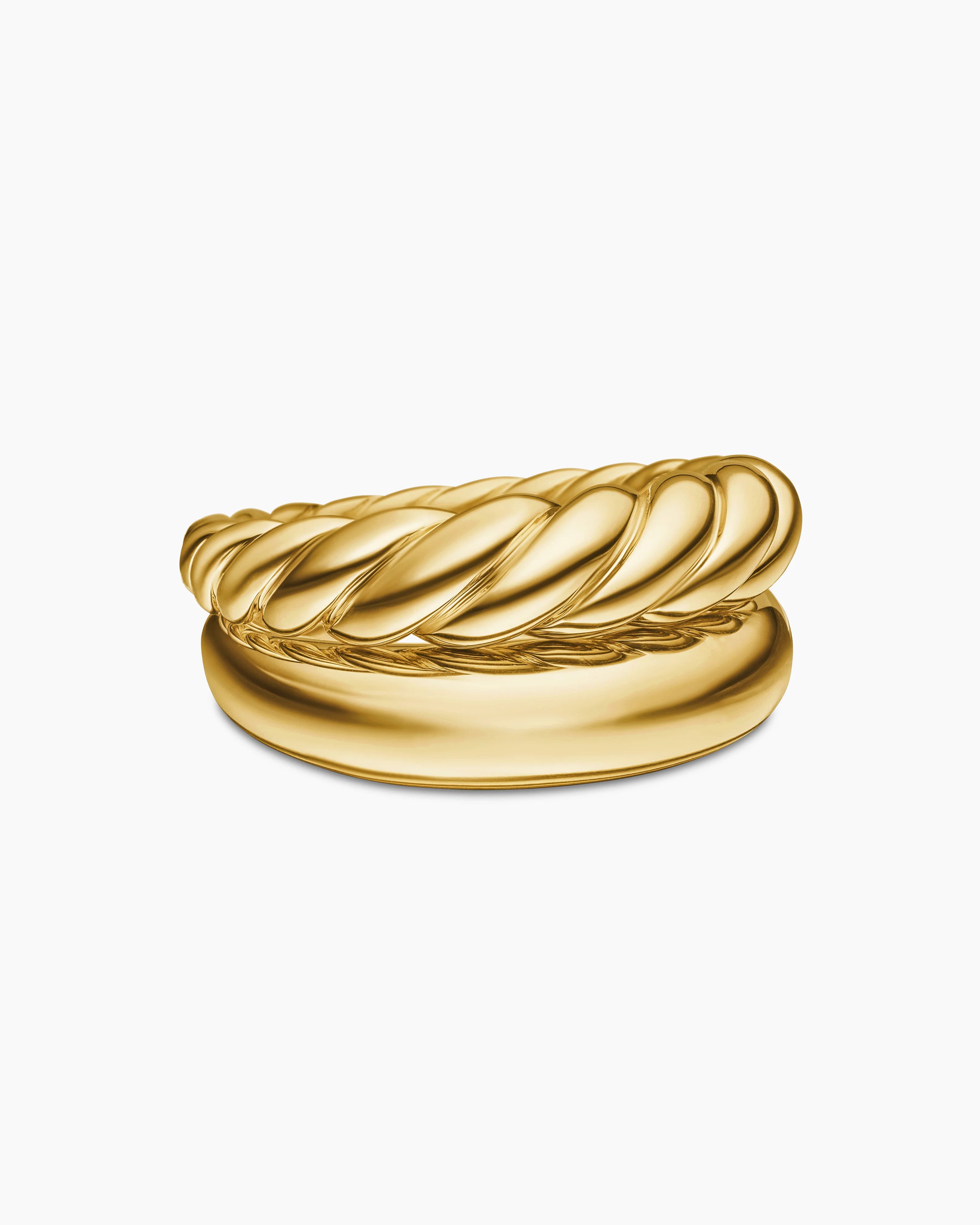 David Yurman oc11z0625 Size: 9 / Pure Form® Stack Rings in Gold Size ONE SIZE - 1 Thumbnail