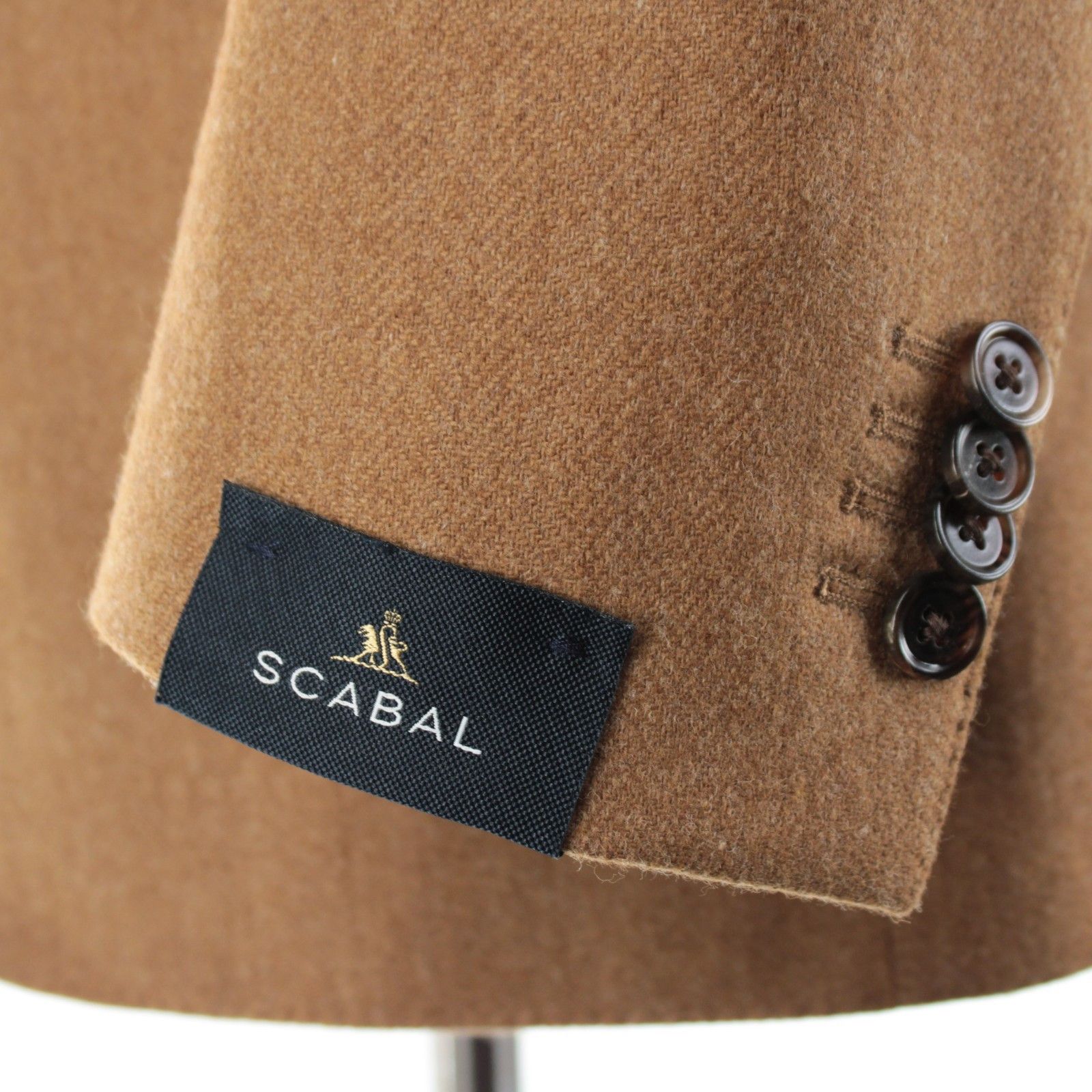 SCABAL Scabal Sport Coat Size 40 Regular US in Beige Size 40R - 3 Thumbnail