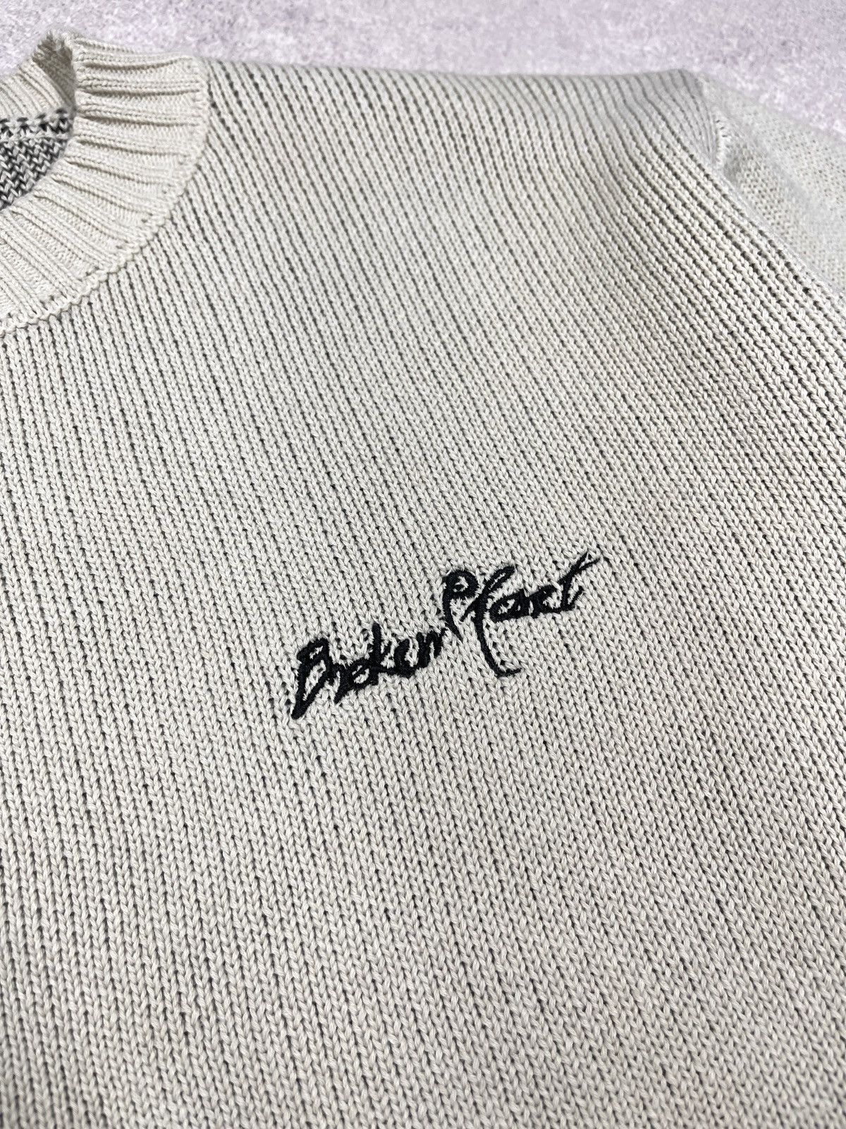 Broken Planet Broken Planet Knit Sweater Beige Organic Cotton Big Logo Size US S / EU 44-46 / 1 - 7 Thumbnail