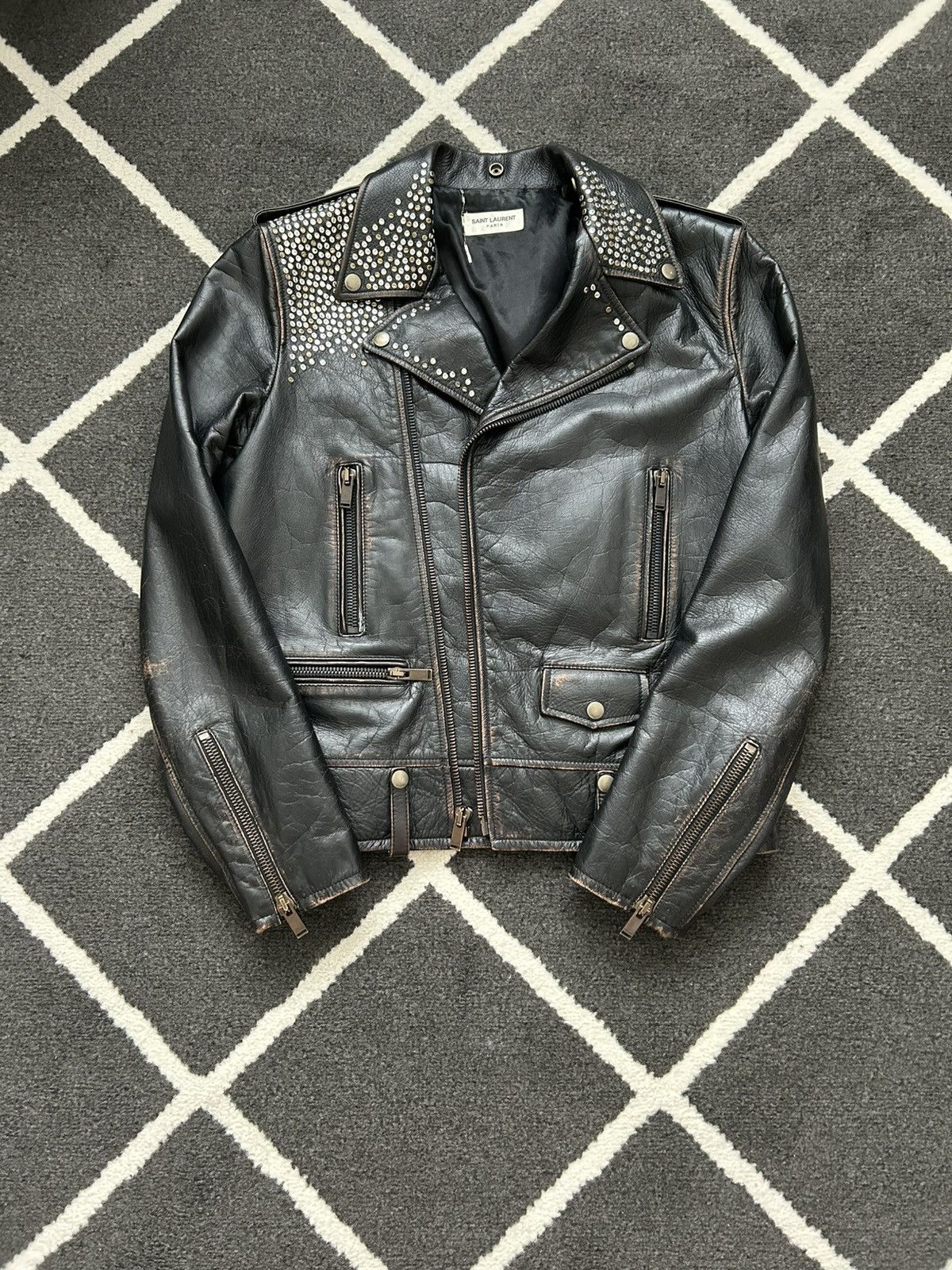 Saint Laurent Paris L 01 Biker Jacket | Grailed