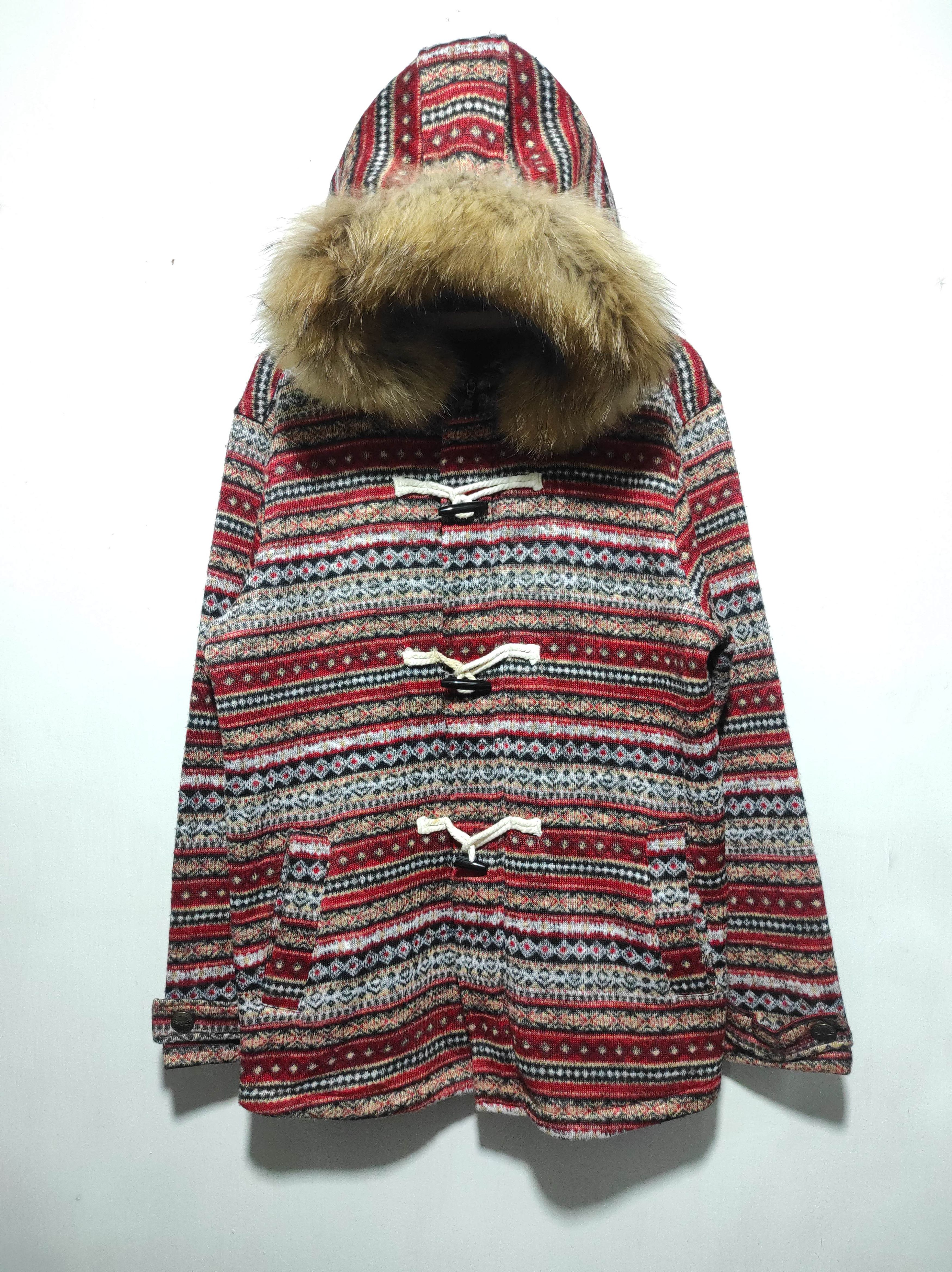 Japanese Brand Panaspur button zip fur hoodie ifsix LGB style Size US L / EU 52-54 / 3 - 2 Thumbnail