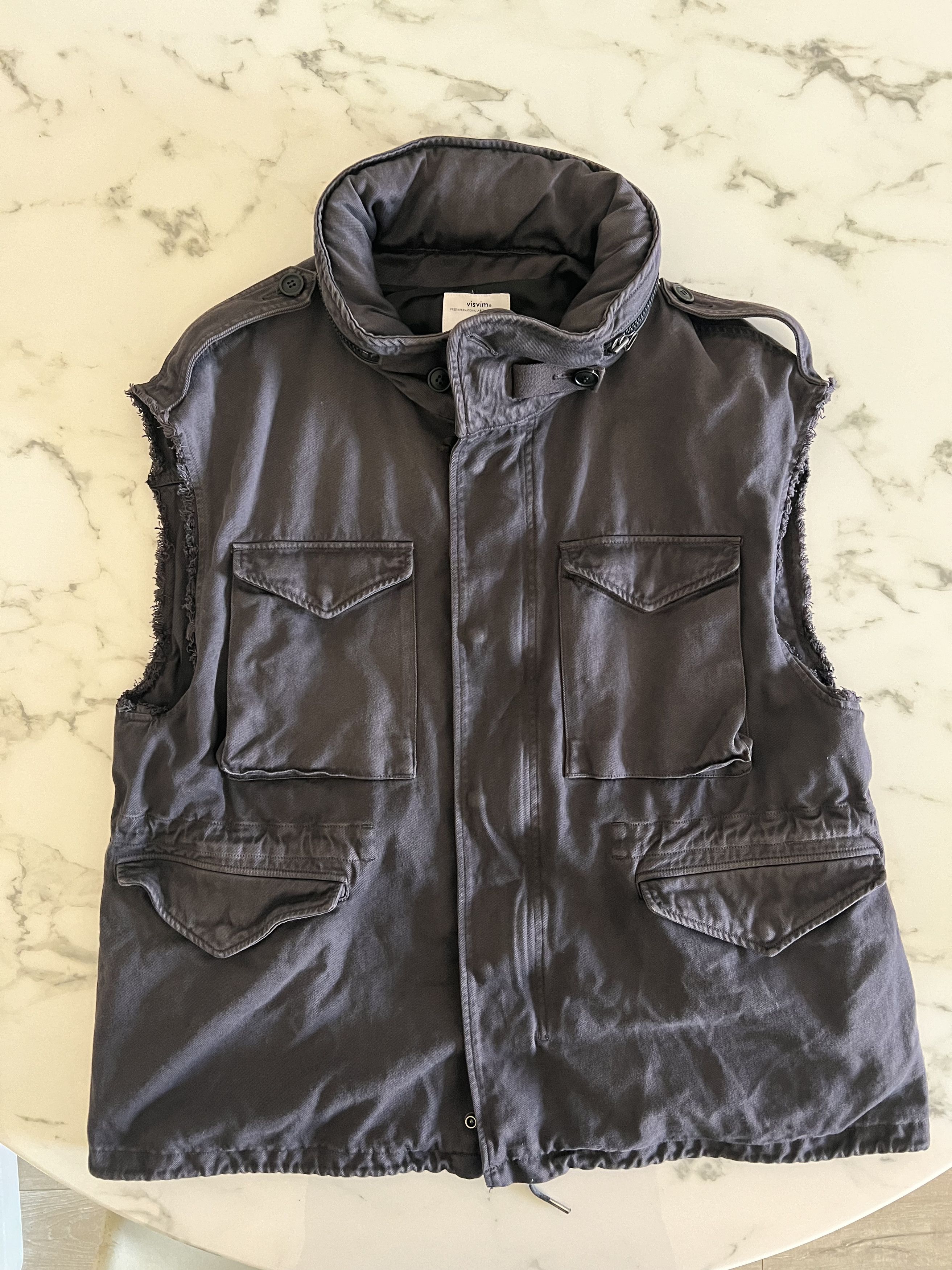 image of Visvim Bickle Sleeveless - Black 5, Men's (Size 2XL)