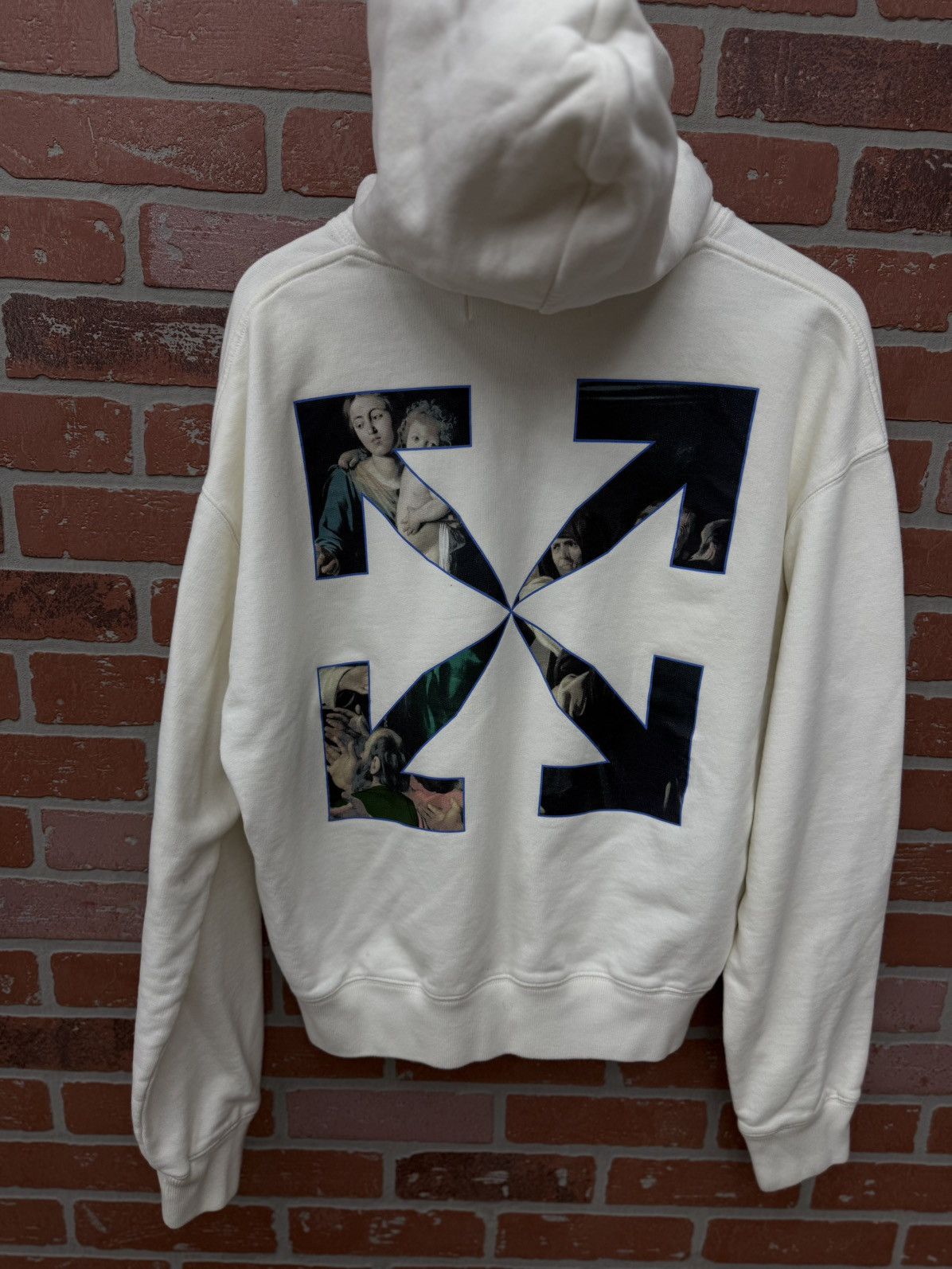 Off-White Off White Mens Hoodie Size M White Pre Owned 🧼 Size US M / EU 48-50 / 2 - 2 Thumbnail