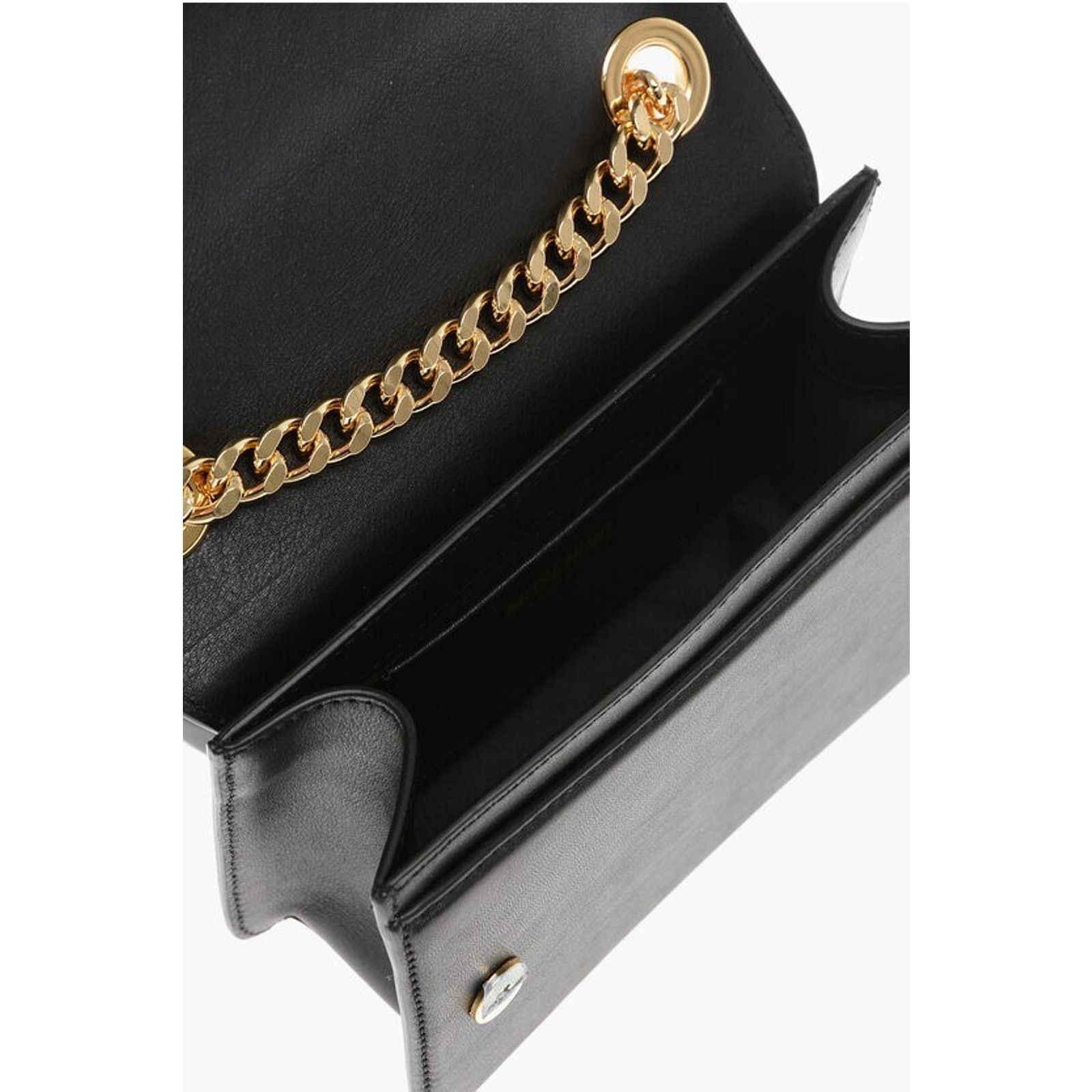 Moschino SS23 MOSCHINO Couture Jeremy Scott Black Leather Red Heart Size ONE SIZE - 10 Thumbnail