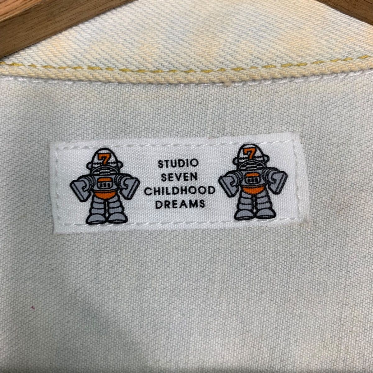 Studio Seven STUDIO SEVEN Embroidered Logo Washed Denim Jacket #2829-C128 Size US M / EU 48-50 / 2 - 17 Thumbnail