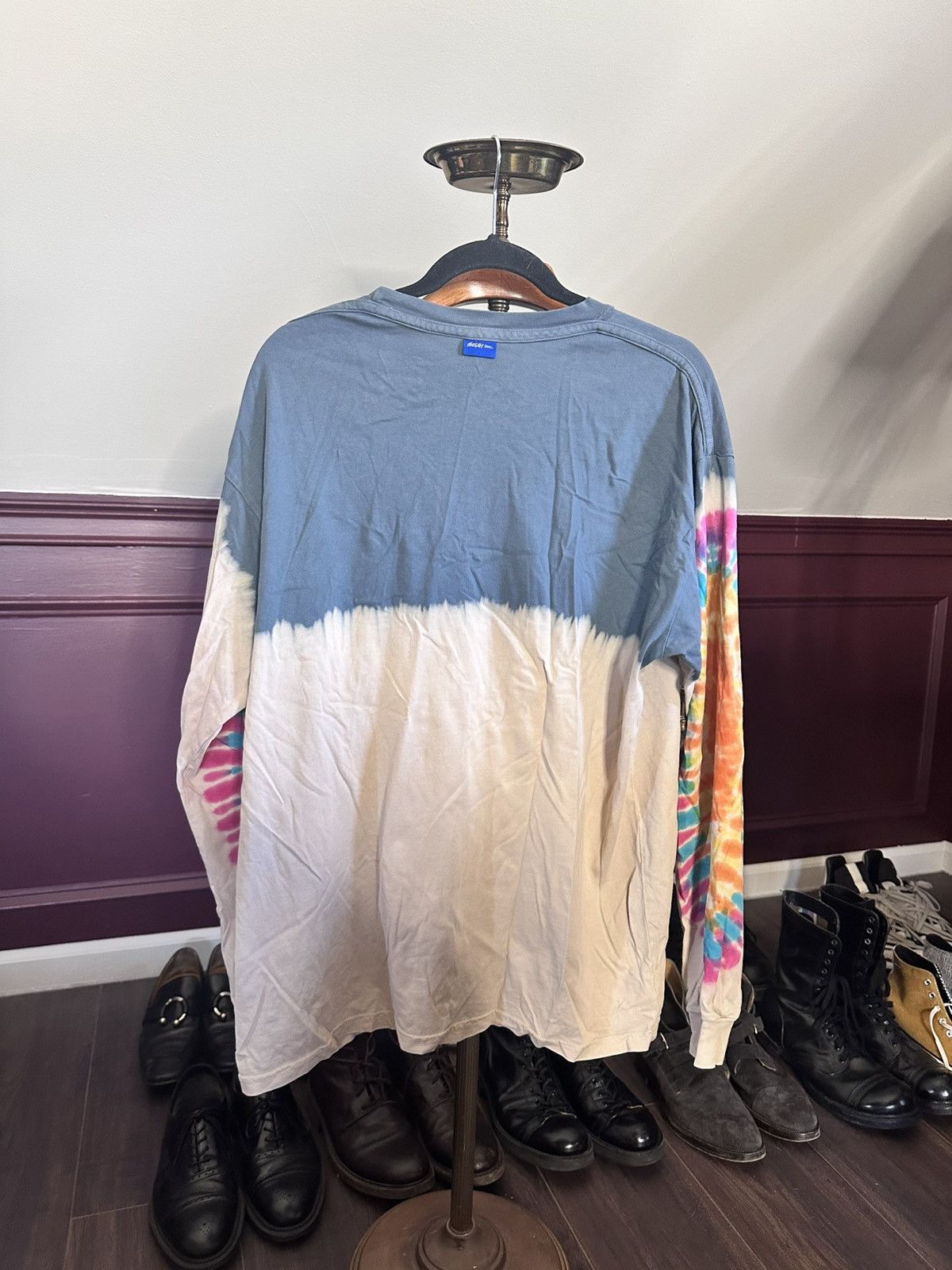 Bossi Sportswear BOSSI tie dye long sleeve t-shirt DREAM OF ME graphic Small Size US S / EU 44-46 / 1 - 5 Thumbnail