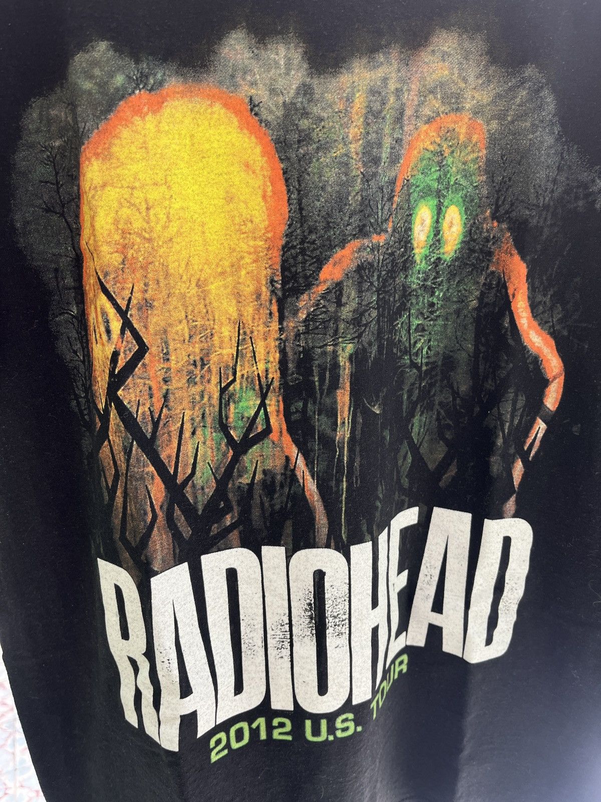 Band Tees Radiohead The King of Limbs 2012 U.S Tour Size US M / EU 48-50 / 2 - 2 Thumbnail