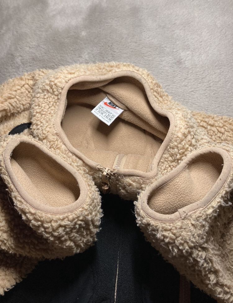Nike × Vintage ⛩️Nike jacket sweatshirt custom sherpa fleece vintage y2k eye Size US L / EU 52-54 / 3 - 16 Thumbnail