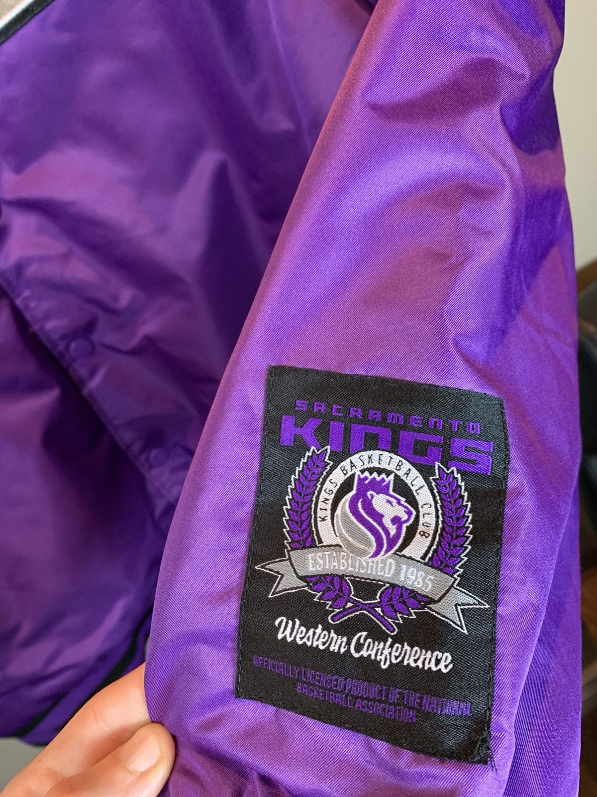 Designer × NBA *RARE* New Sacramento Kings NBA Basketball Ultra Game Jacket Size US XL / EU 56 / 4 - 3 Thumbnail