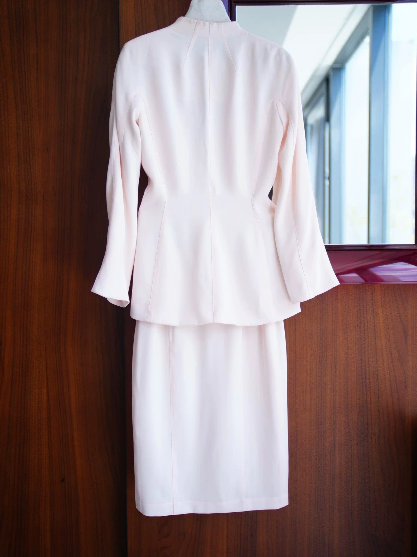 Thierry Mugler Thierry Mugler Vintage Light Pink Suit Skirt Set FR36 Size XS / US 0-2 / IT 36-38 - 3 Thumbnail