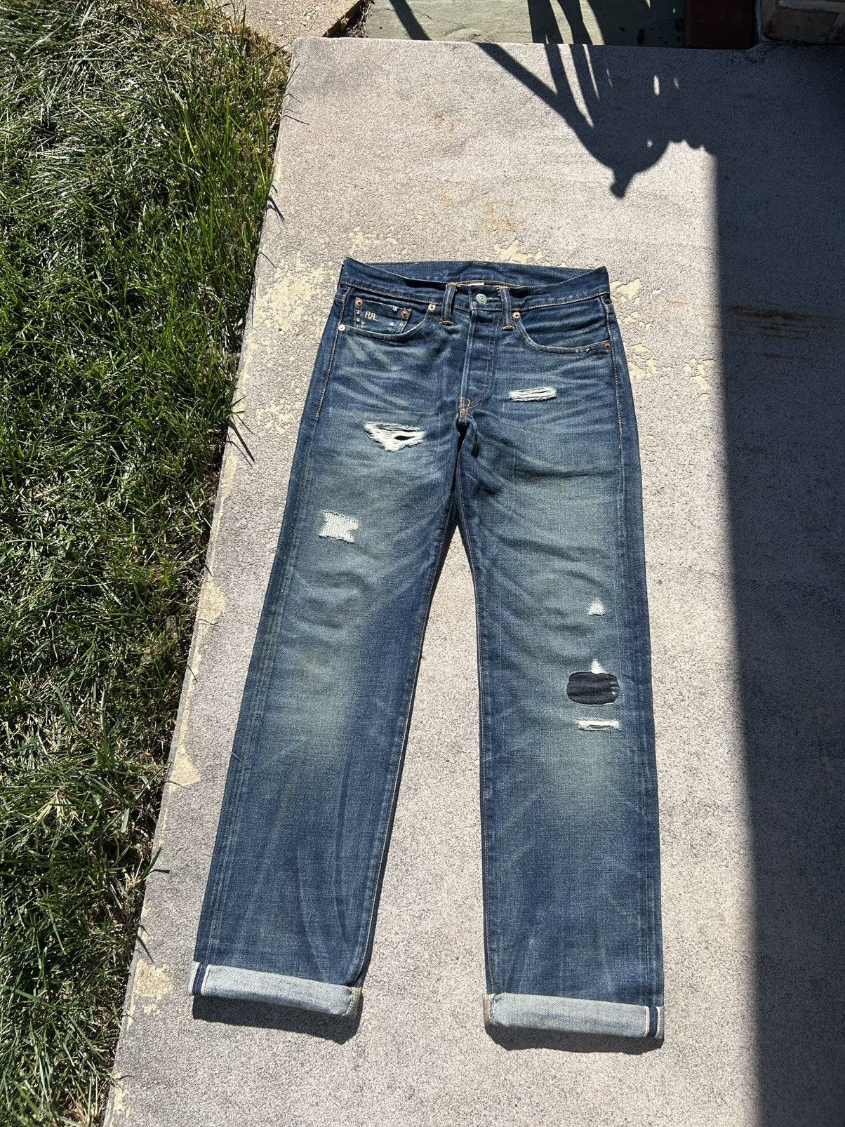 RRL straight fit hawley selvedge denim