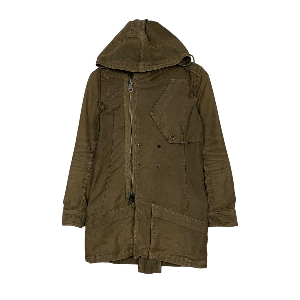 Japanese Brand Japanese Brand AKM Permanent Modern Hooded Parka Jacket Size S / US 4 / IT 40 - 1 Thumbnail