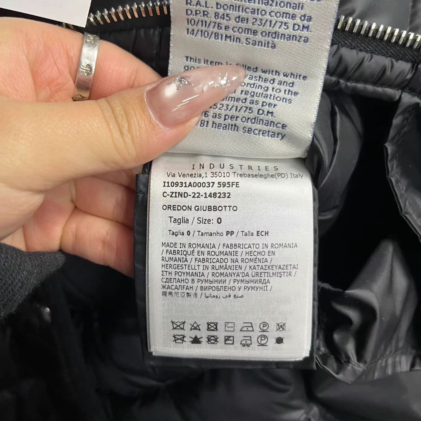Moncler Moncler Black Boned Hooded Zipper Waist Puffer 0 Size XS / US 0-2 / IT 36-38 - 5 Thumbnail