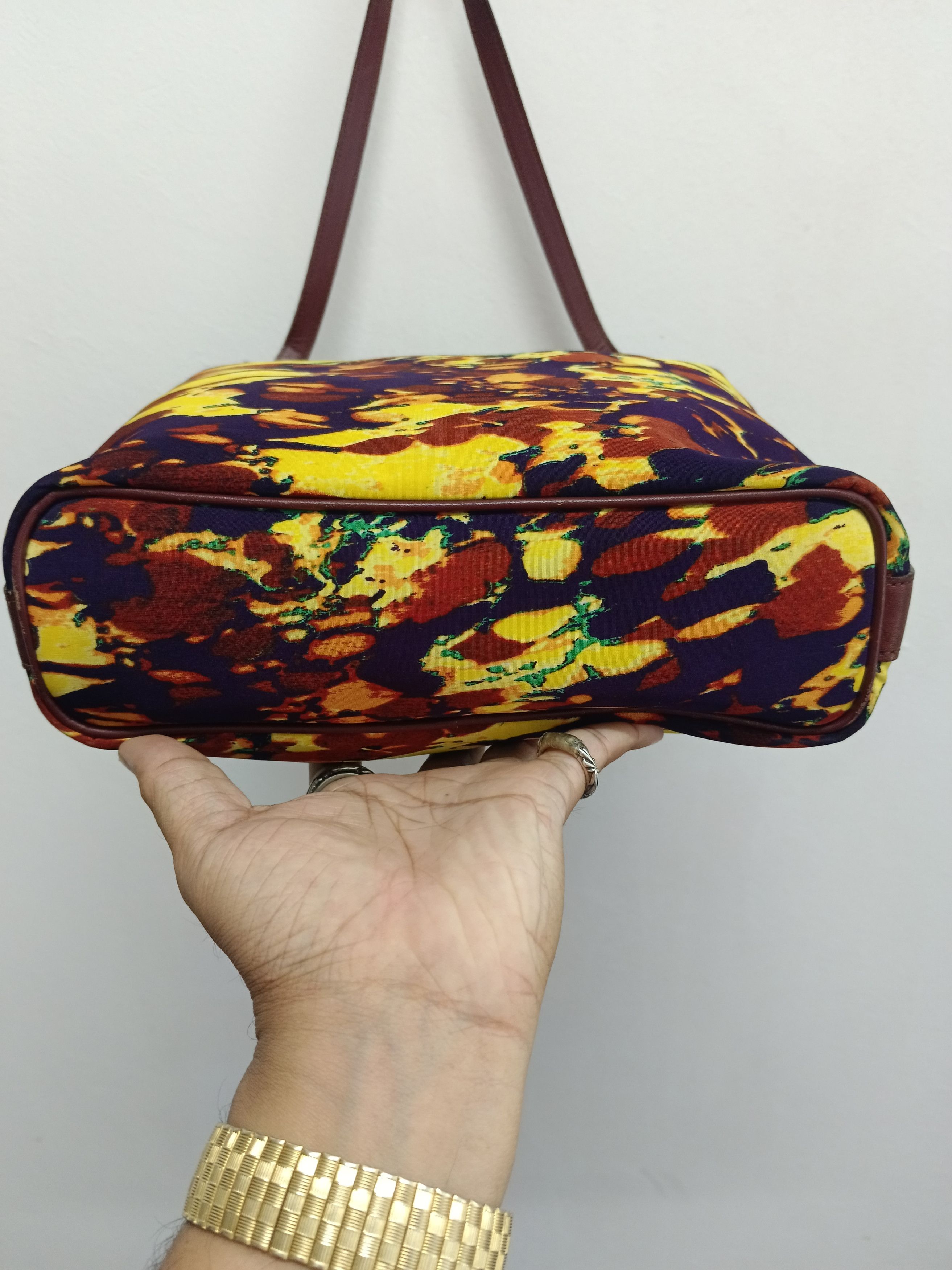 Jean Paul Gaultier Vintage JPG Abstract Pattern Canvas Tote Bag Handbag Size ONE SIZE - 6 Thumbnail