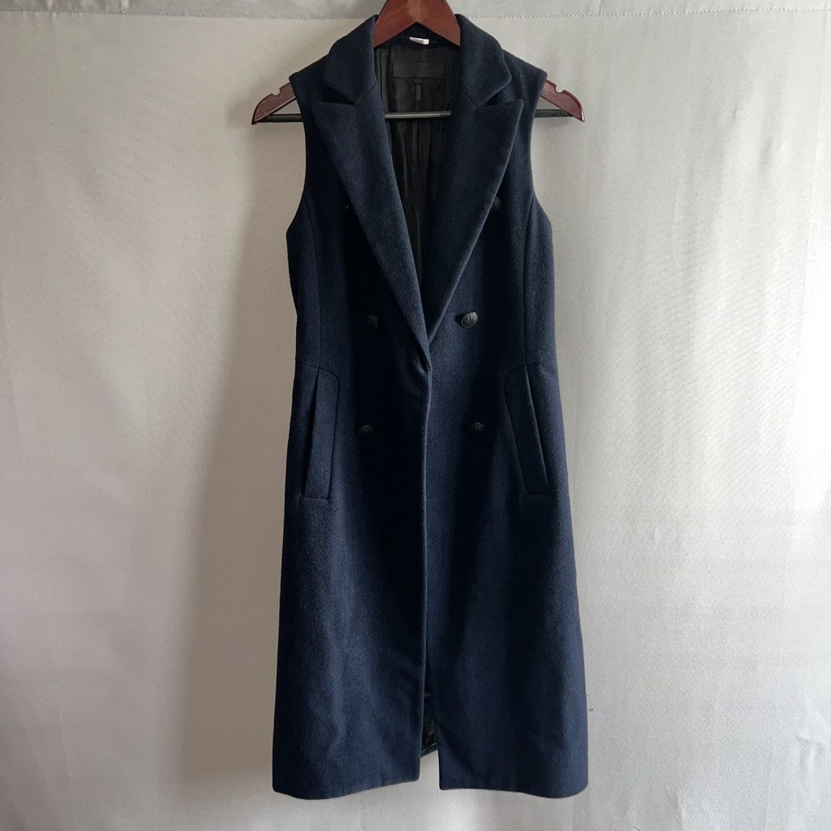 Rag & Bone Rag & Bone Navy Faye longline vest Size S / US 4 / IT 40 - 2 Thumbnail