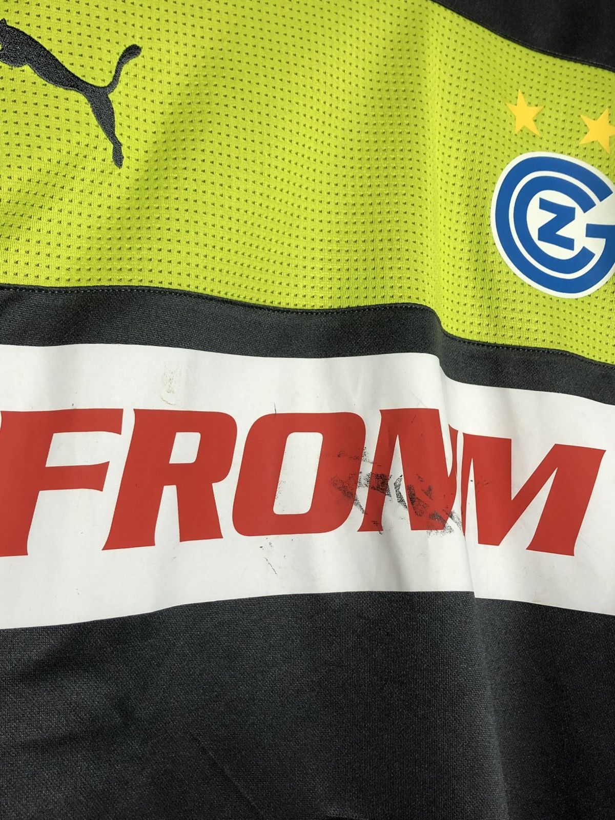 Puma Puma Grasshopper Zurich Burki Goalkeerper Match Worn Jersey Size US L / EU 52-54 / 3 - 5 Thumbnail