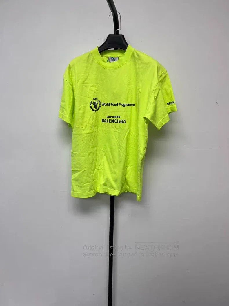 Balenciaga Balenciaga Printed Logo Crew Neck Short Sleeve Size S / US 4 / IT 40 - 1 Thumbnail