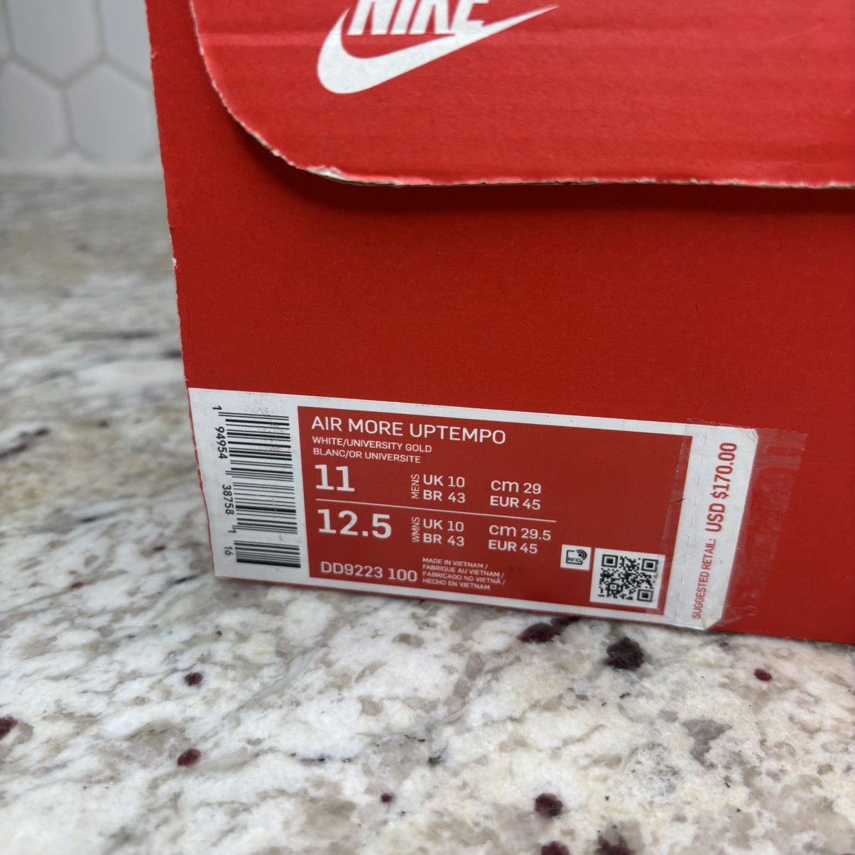 Nike Size 11 - Nike Air More Uptempo Roswell Raygun Worn 1x W/Box Size US 11 / EU 44 - 18 Thumbnail
