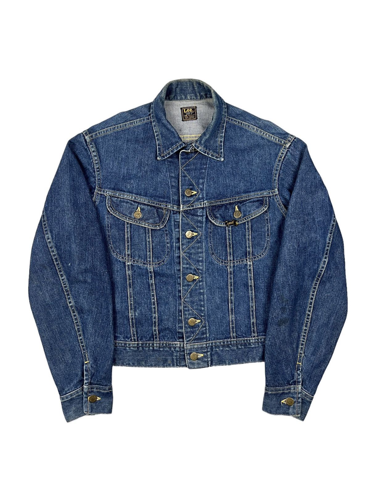 Lee Vintage LEE Long L Jelt Denim Jacket Men's 40 Chore 91-J