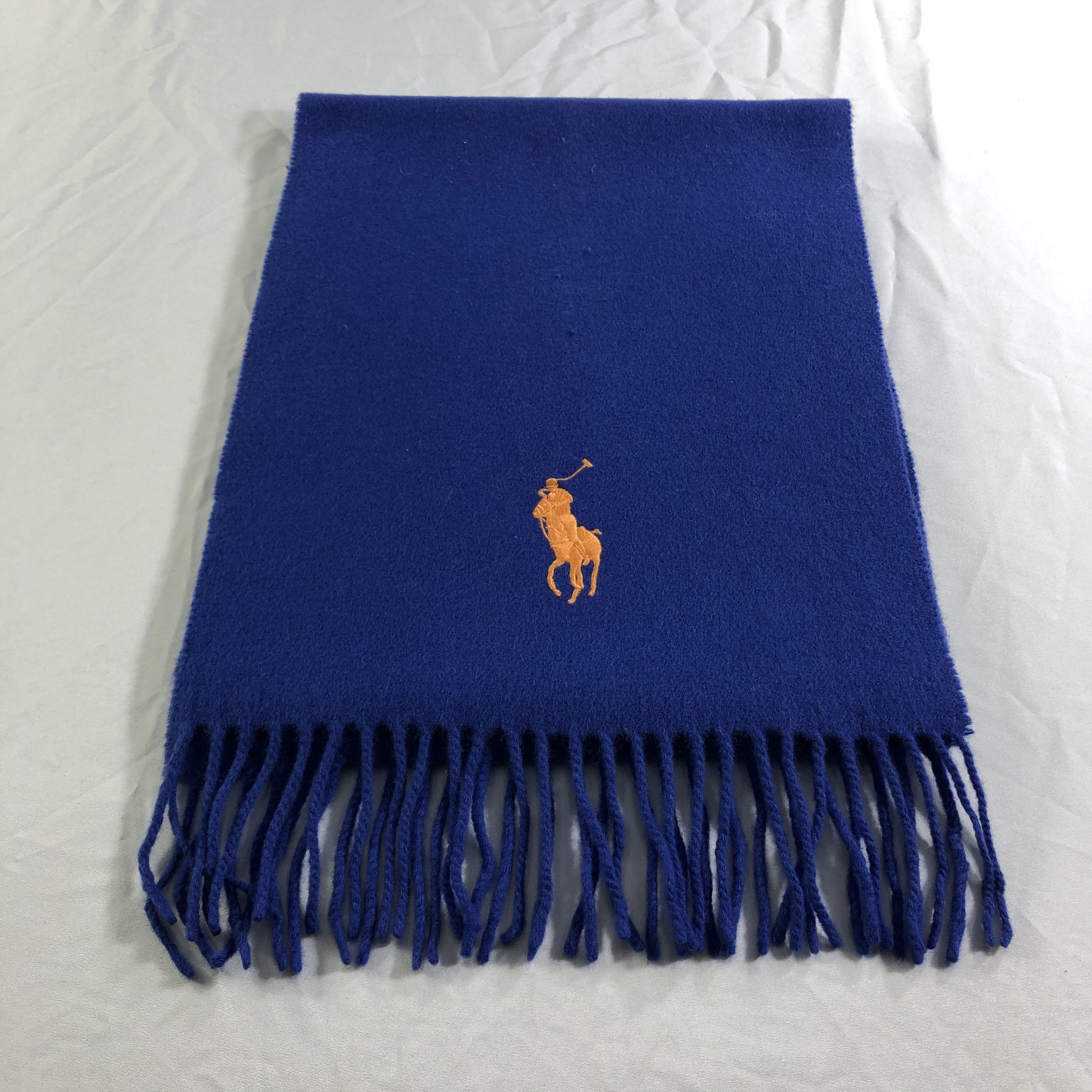 Polo Ralph Lauren Polo Ralph Lauren Wool Scarf Muffler Neckwear V2446 Size ONE SIZE - 1 Thumbnail