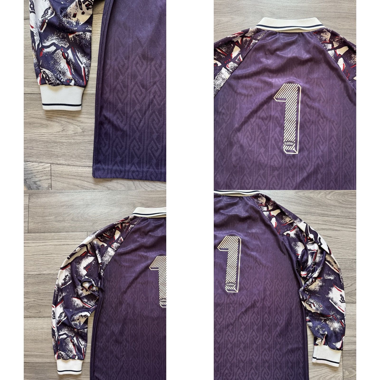 IWC Schaffhausen Saller Jersey Long Sleeve Size L Purple Sports Mens 1990s Satus Schaffhausen Gymnastics Club Size US L / EU 52-54 / 3 - 10 Thumbnail