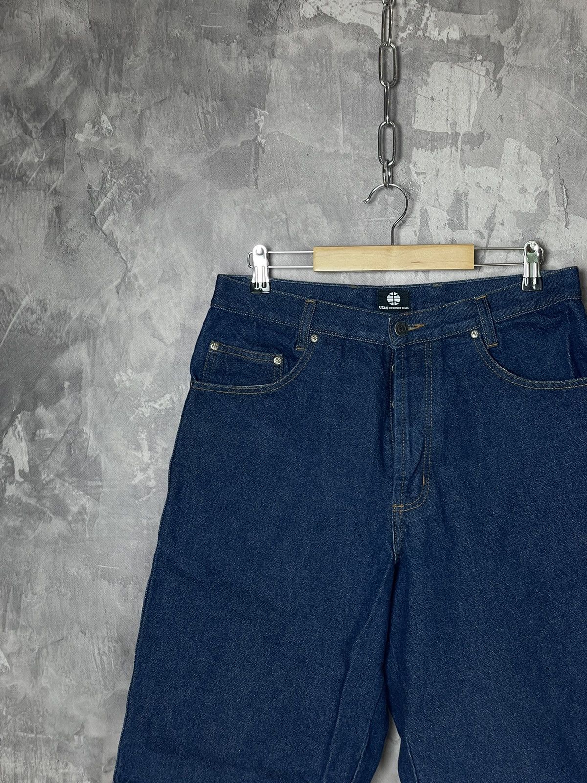 Southpole Crazy Y2k Vintage Baggy Shorts Denim Grunge Jnco Style Size US 32 / EU 48 - 6 Thumbnail