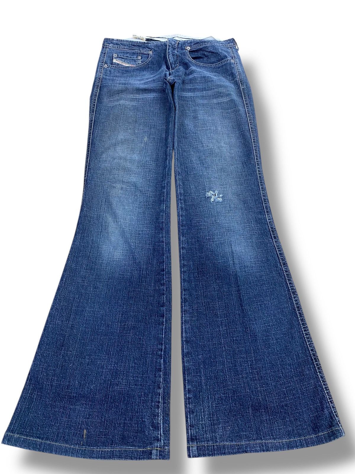 Diesel Diesel Blue Wash Style Boot Cut Leg Jeans Size US 29 - 1 Thumbnail