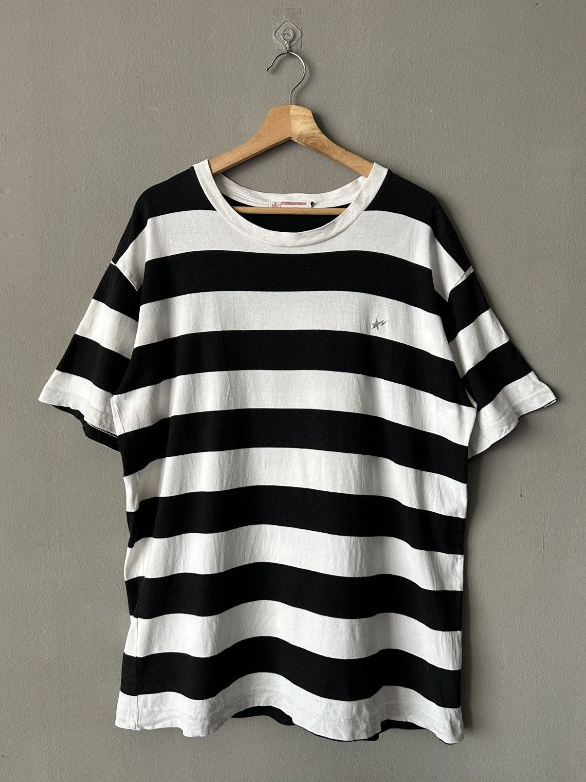 Bape Bape Star Stripe Tshirt Size US XL / EU 56 / 4 - 1 Thumbnail