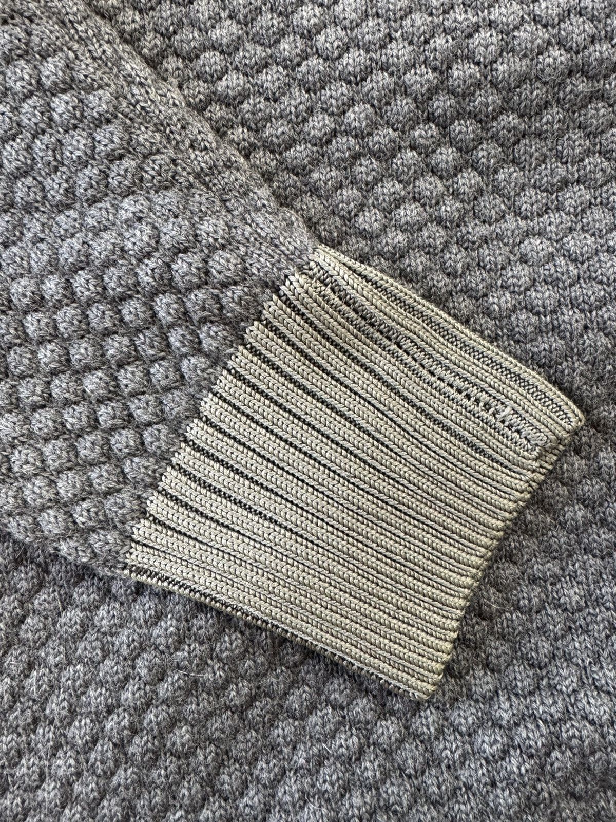 OAMC Knit sweater with neon stripe Size US M / EU 48-50 / 2 - 5 Thumbnail