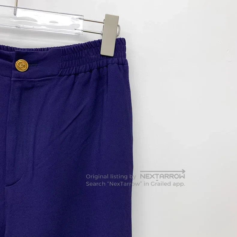 Gucci Gucci Dark blue casual sports pants and trousers Size 26" / US 2 / IT 38 - 3 Thumbnail