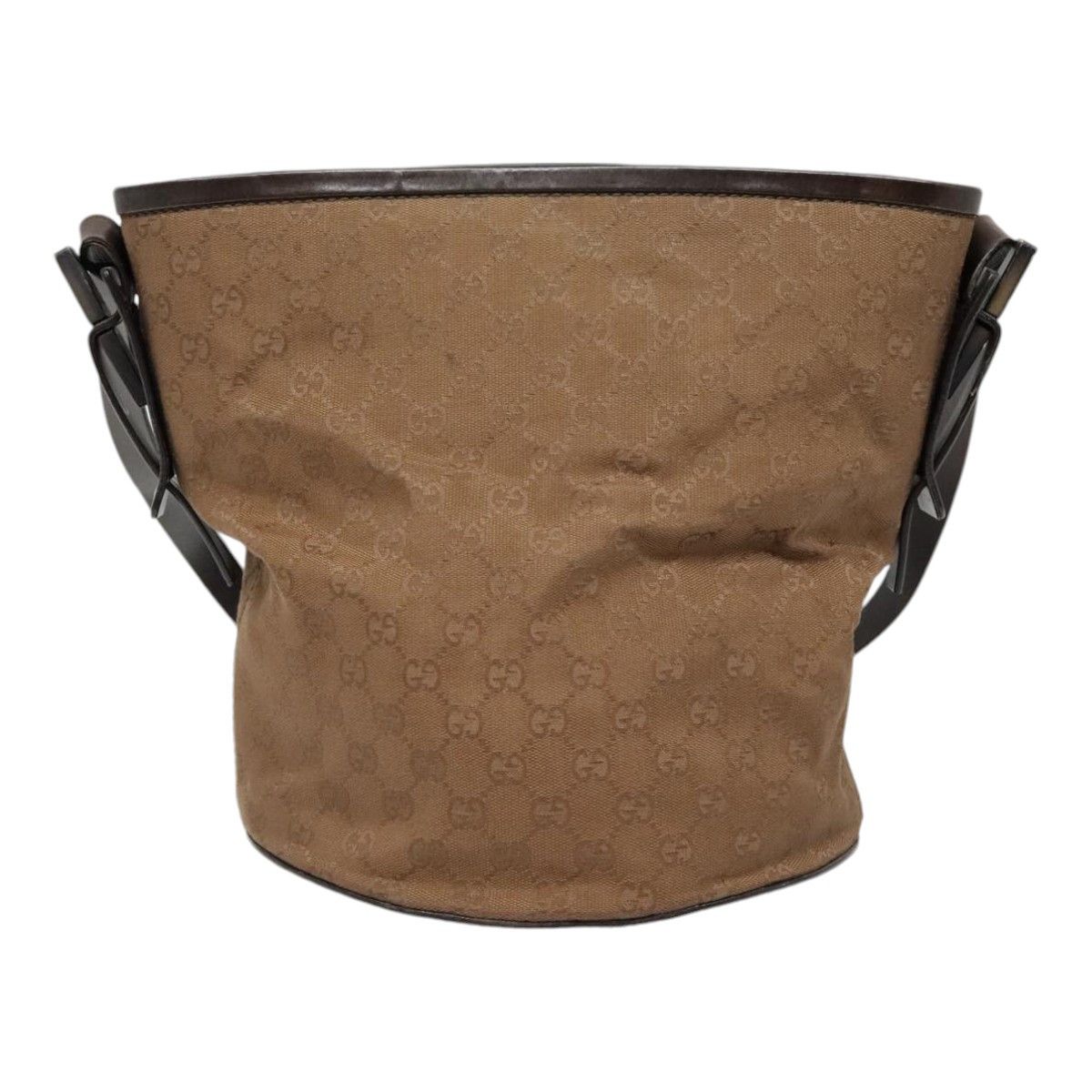 Gucci Brown Canvas Shoulder Bag (Pre-Owned) Size ONE SIZE - 1 Thumbnail