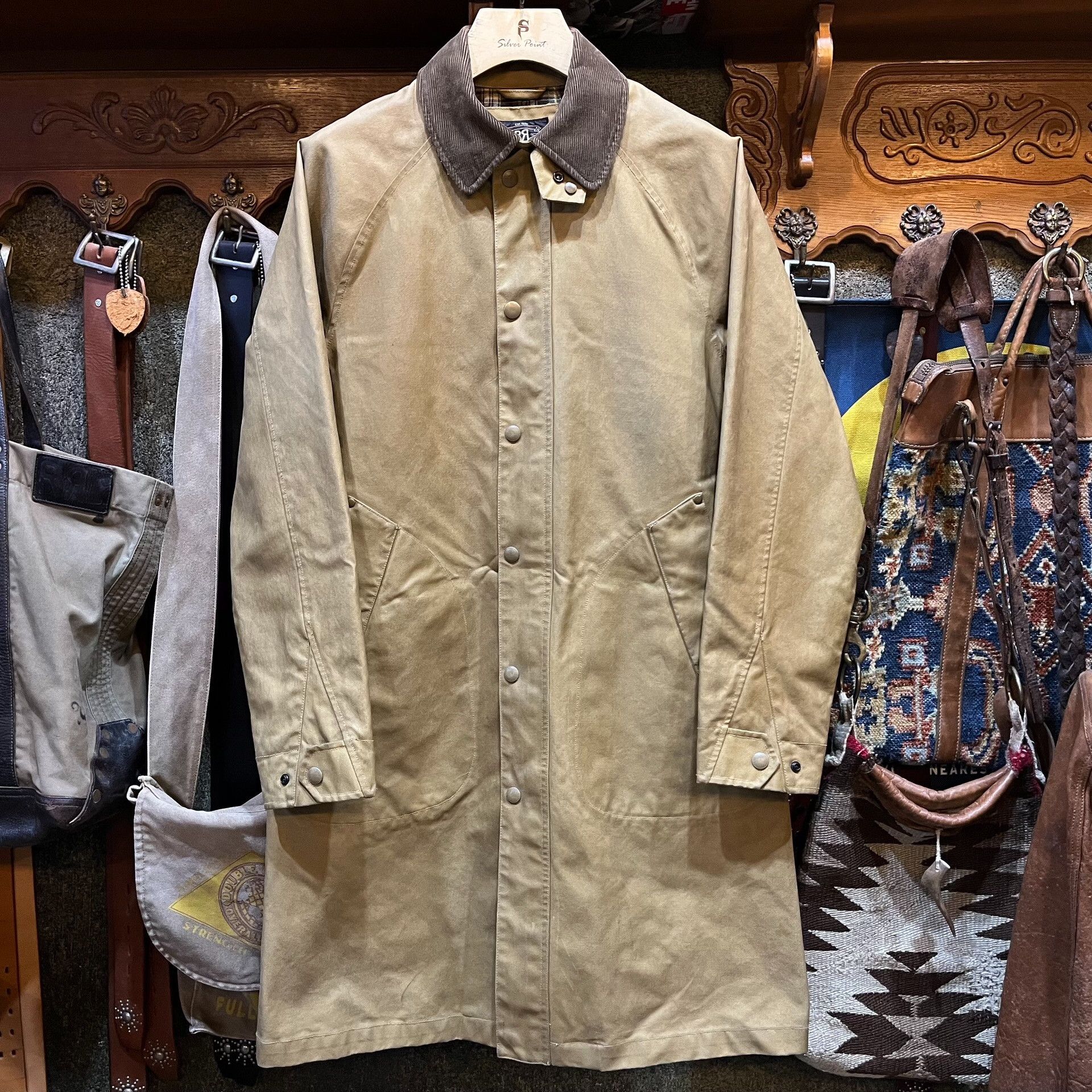 RRL Ralph Lauren RRL Double RL Oiled Wax Trench Coat Size US S / EU 44-46 / 1 - 1 Thumbnail