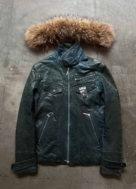 Other ASM Japanese Niche Brand Distressed Leather Jacket Size US S / EU 44-46 / 1 - 1 Thumbnail