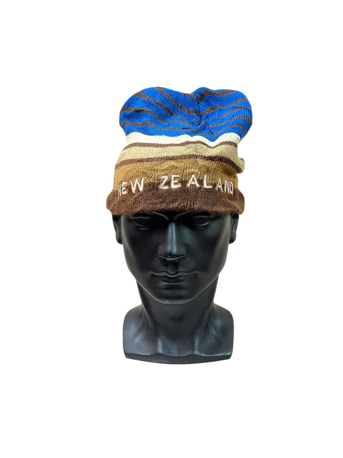 New Zealand Outback Vintage New Zealand Spell Out Beanie Hats Size ONE SIZE - 1 Thumbnail