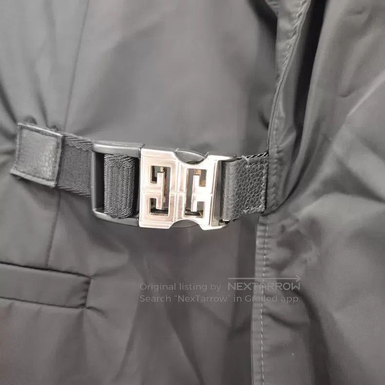 Givenchy Givenchy 4G Lock Buckle Nylon Blazer Jacket Size US M / EU 48-50 / 2 - 3 Thumbnail