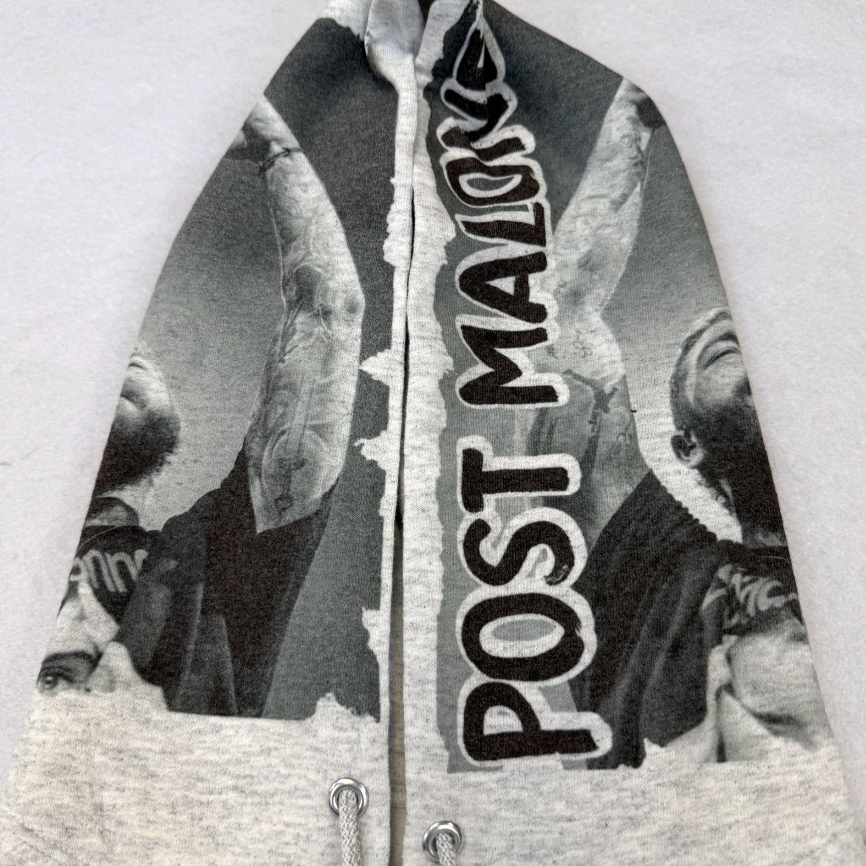 Jerzees Post Malone AOP Hoody Mens Small Posty Forever Graphic Band Street Jerzees Hoodie Mens S Gray Graphic Print Post Malone Theme Music Vintage No Size US S / EU 44-46 / 1 - 7 Thumbnail