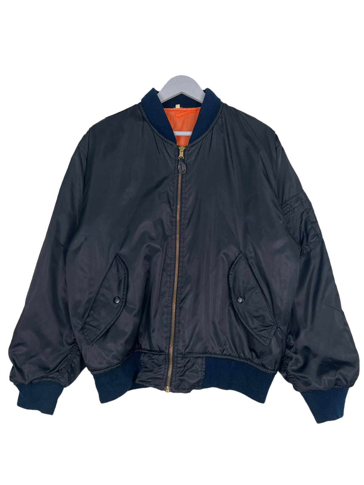 Japanese Brand 🔥 VINTAGE RIOT RIOT MA 1 BOMBER JACKET Size US M / EU 48-50 / 2 - 2 Thumbnail