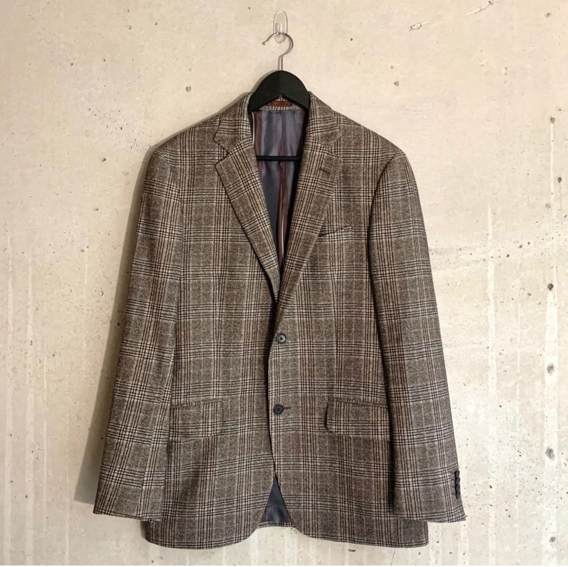Etro Etro Brown Check Wool Blazer, Like New Size 50R Size 50R - 1 Thumbnail
