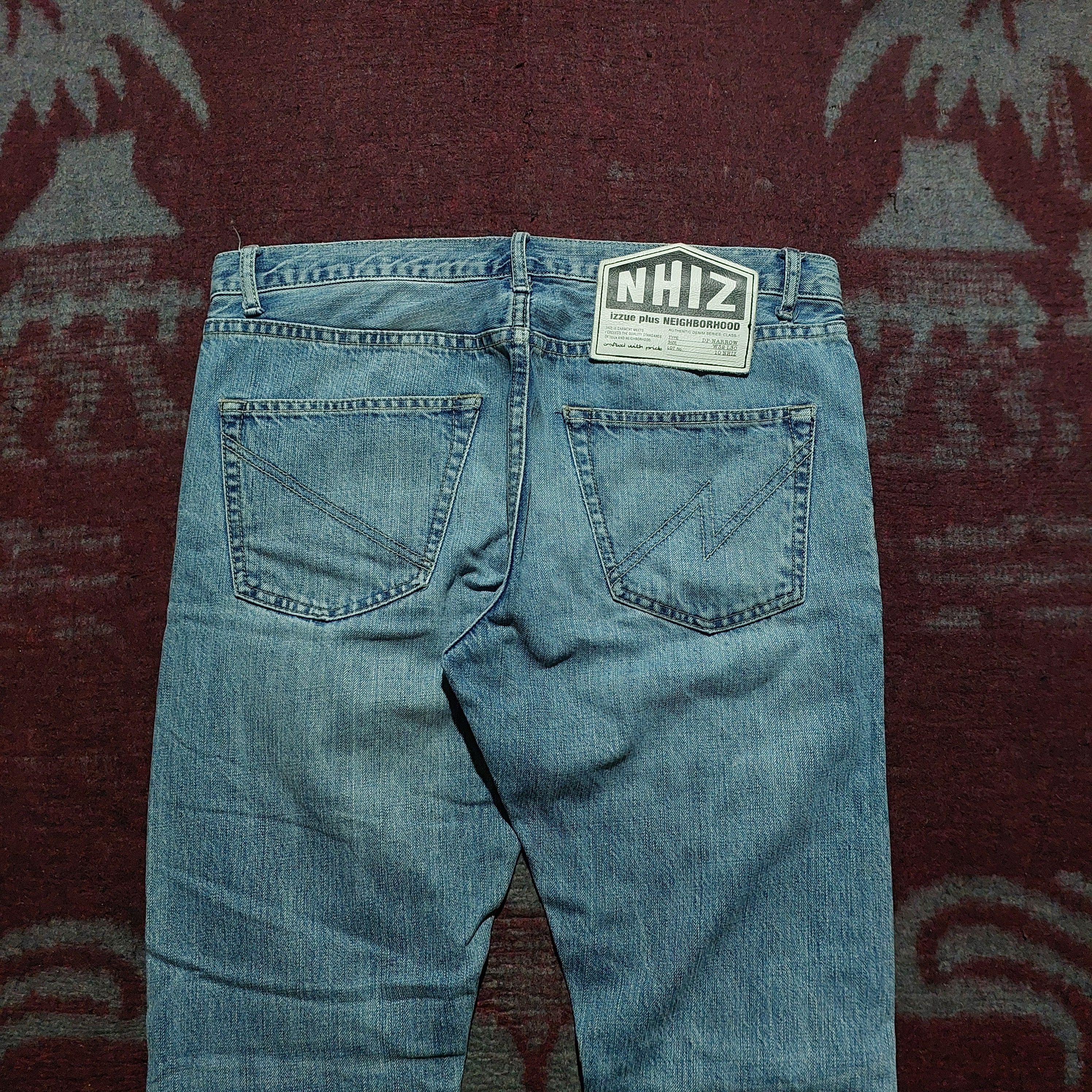 Neighborhood Vintage Izzue plus Neighborhood Distressed blue denim Size US 32 / EU 48 - 5 Thumbnail