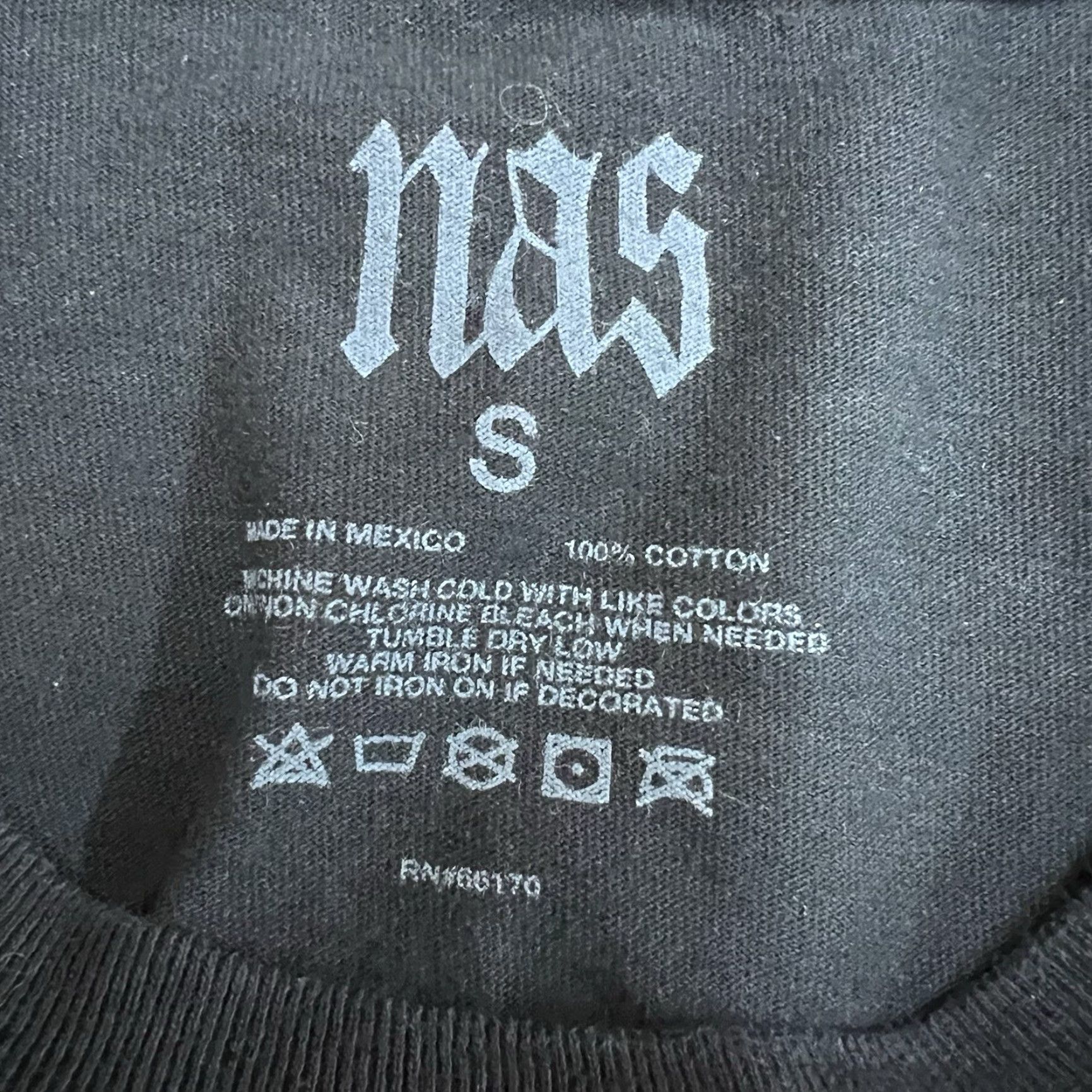 NASA Nasty Nas 1994 Rap Hip-Hop Graphic T-Shirt Mens Size S Black Retro Shirt Size US S / EU 44-46 / 1 - 5 Thumbnail