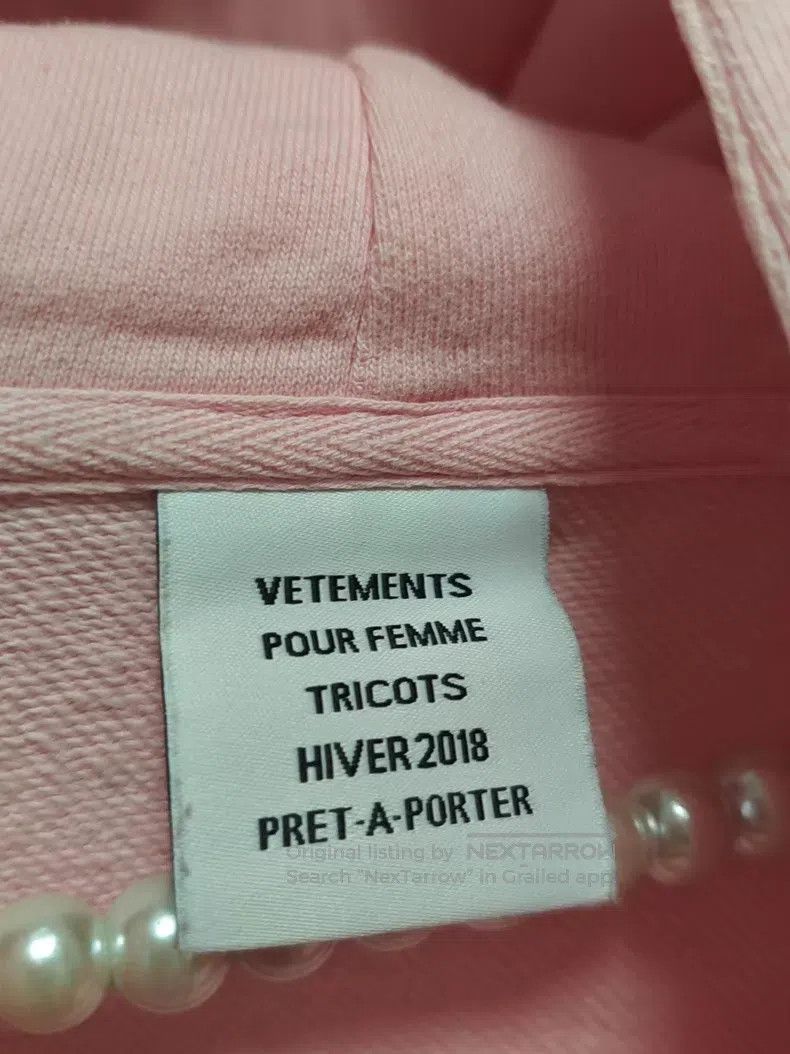 Vetements VETEMENTS Pink unicorn hooded sweatshirt Size US S / EU 44-46 / 1 - 2 Thumbnail